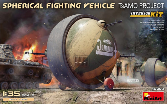 SPHERICAL FIGHTING VEHICLE (TsAMO Project) INTERIOR KIT 1:35 Scala 1:35 Miniart