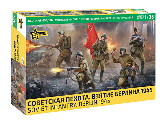 SOVIET INFANTRY BRLIN 1945 KIT 1:35 Scala 1:35 Zvezda