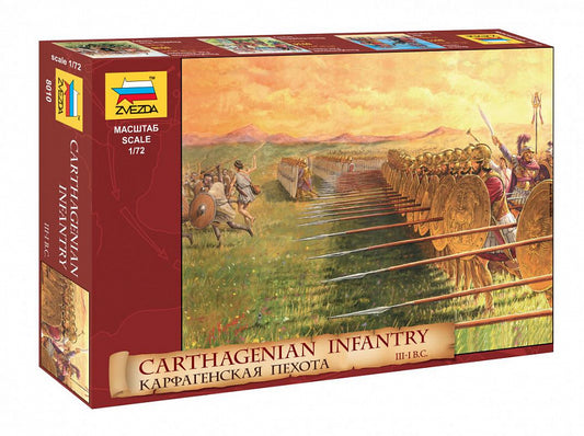 CARTHAGENIAN INFANTRY KIT 1:72 Scala 1:72 Zvezda