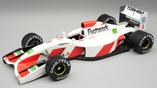 FOOTWORK FA13 SPAIN GP 1992 RAIN TYRES M.ALBORETO 1:18 Scala 1:18 Tecnomodel