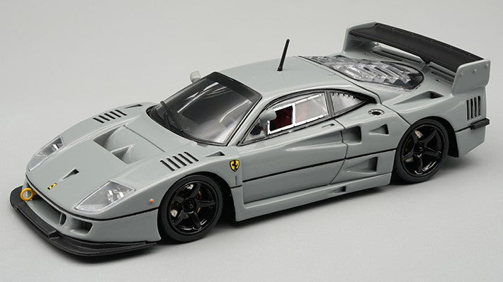 FERRARI F40 LM 1996 PRESS VERSION GRIGIO MEDIO/BLACK WHEELS 1:43 Scala 1:43 Tecnomodel
