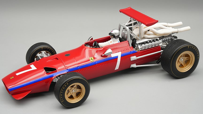 FERRARI 312F1/68 WATKINS GLEN GP 1968 D.BELL W/DRIVER 1:18 Scala 1:18 Tecnomodel