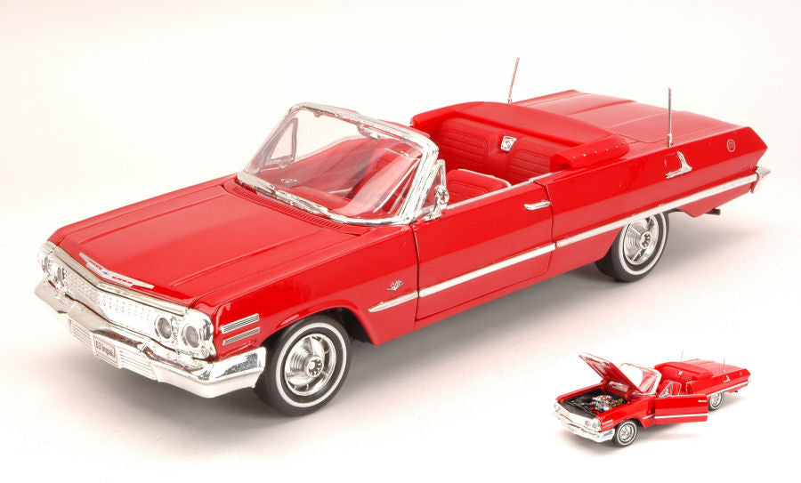 CHEVROLET IMPALA OPEN 1963 RED 1:24 Scala 1:24 Welly