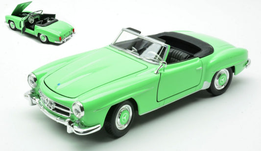 MERCEDES 190 SL 1955 LIGHT GREEN 1:24 Scala 1:24 Welly