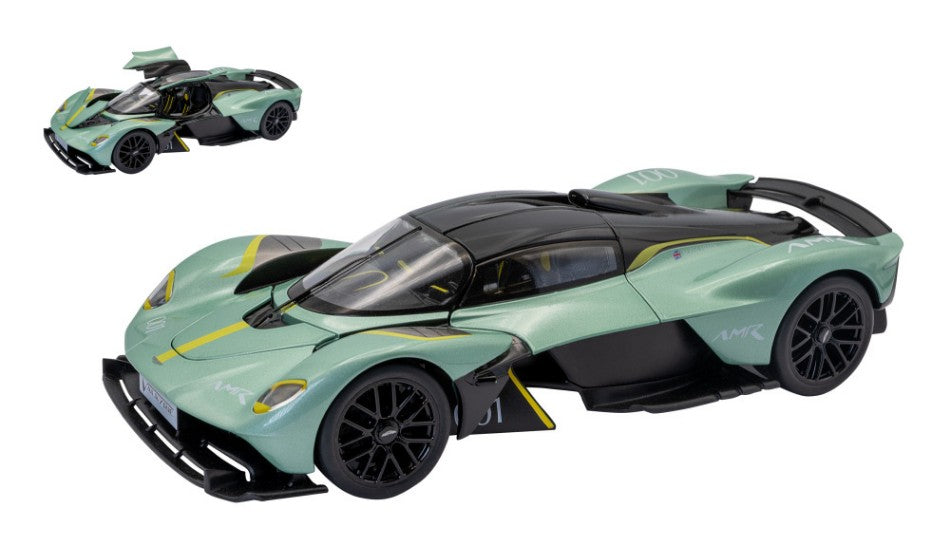 ASTON MARTIN VALKYRIE N.001 METALLIC LIGHT GREEN 1:18 Scala 1:18 RE.EL.Toys