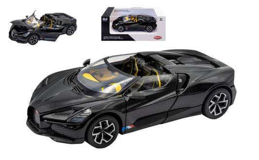BUGATTI MISTRAL BLACK 1:24 Scala 1:24 RE.EL.Toys