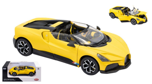 BUGATTI MISTRAL MATT YELLOW 1:24 Scala 1:24 RE.EL.Toys