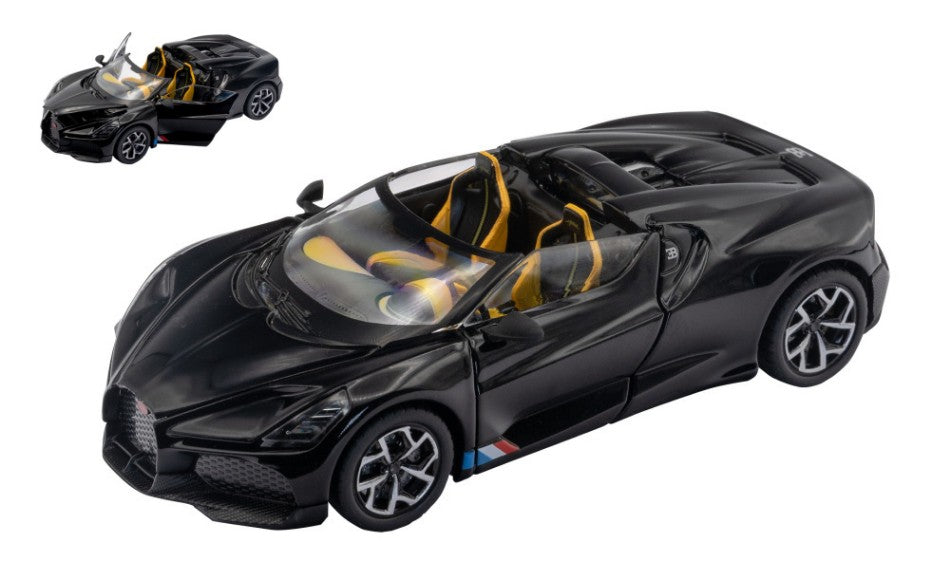 BUGATTI MISTRAL BLACK 1:32 Scala 1:32 RE.EL.Toys