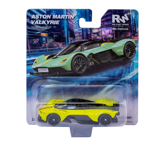ASTON MARTIN VALKYRIE YELLOW BLISTER 1:64 Scala 1:64 RE.EL.Toys