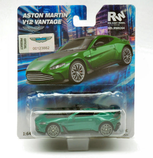 ASTON MARTIN VANTAGE GREEN/BLACK BLISTER 1:64 Scala 1:64 RE.EL.Toys