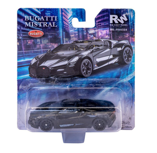 BUGATTI MISTRAL BLACK BLISTER 1:64 Scala 1:64 RE.EL.Toys