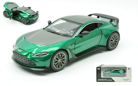 ASTON MARTIN V12 VANTAGE GREEN/CARBON 1:24 Scala 1:24 RE.EL.Toys