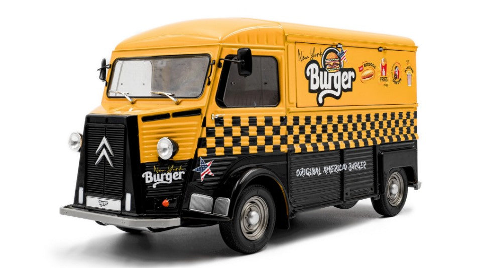 CITROEN TYPE HY NYC BURGER 1969 YELLOW/BLACK 1:18 Scala 1:18 Solido