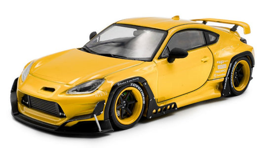 TOYOTA GR86 ROCKET BUNNY COUPE 2022 YELLOW 1:43 Scala 1:43 Solido