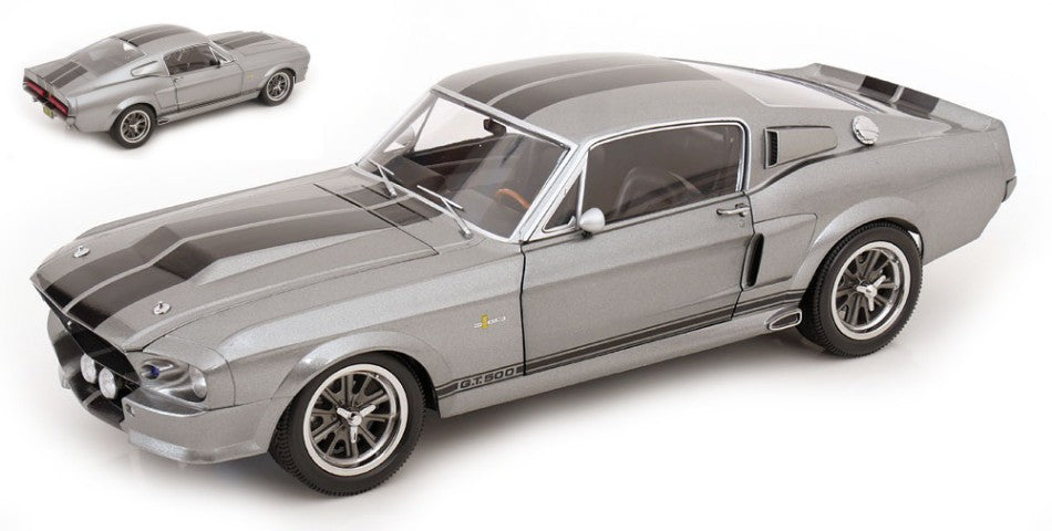 FORD MUSTANG SHELBY GT500 ELEANOR 1967 GREYMETALLIC/BLACK 1:12 Scala 1:12 KK Scale