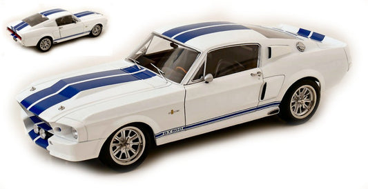 FORD MUSTANG SHELBY GT500 1967 WHITE/BLUE 1:12 Scala 1:12 KK Scale