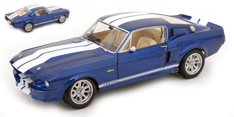 FORD MUSTANG SHELBY GT500 1967 BLUE/WHITE 1:12 Scala 1:12 KK Scale