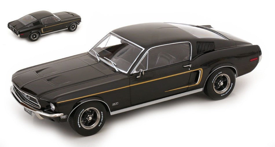 FORD MUSTANG GT FASTBACK 1968 BLACK 1:18 Scala 1:18 KK Scale