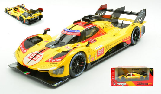 FERRARI 499P N.83 LE MANS 2024 KUBICA-YIFEI-SCARCMAN 1:18 Scala 1:18 Burago