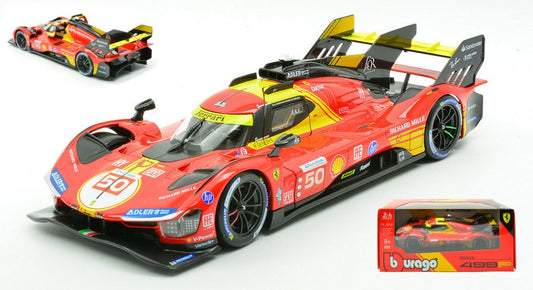 FERRARI 499P N.50 WINNER LE MANS 2024 FUOCO-NIELSEN-MOLINA 1:24 Scala 1:24 Burago