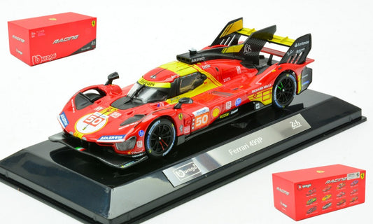FERRARI 499P N.50 WINN.LE MANS 2024 FUOCO-NIELSEN-MOLINA SIGNATURE 1:43 Scala 1:43 Burago