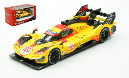 FERRARI 499P N.83 24 H LE MANS 2024 KUBICA-YIFEI-SCARCMAN 1:43 Scala 1:43 Burago