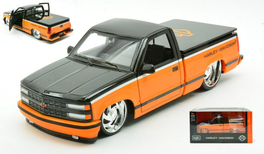 CHEVROLET 454 SS PICK UP 1993 HARLEY DAVIDSON 1:24 Scala 1:24 Maisto