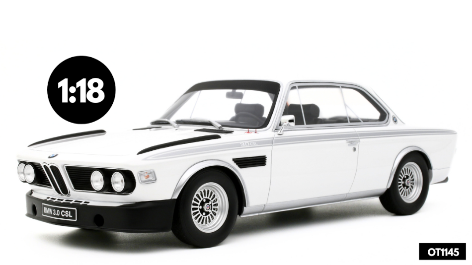 BMW 3,0 CSL 1972 CHAMONIX WHITE 1:18 Scala 1:18 Ottomobile