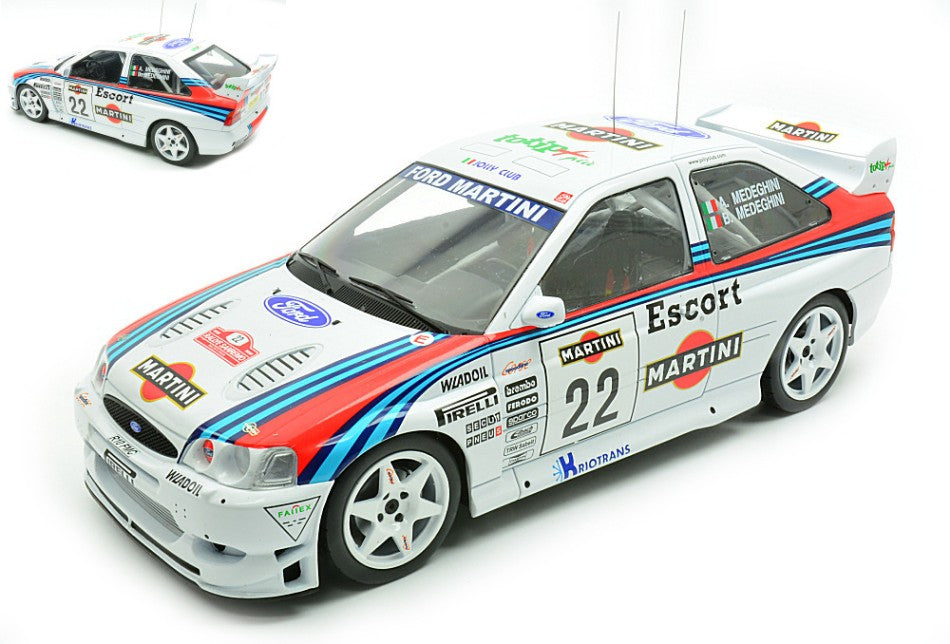 FORD ESCORT WRC N.22 RALLY SANREMO 1998 MEDEGHINI-CAPOFERRI 1:18
 Scala 1:18 Ixo Model