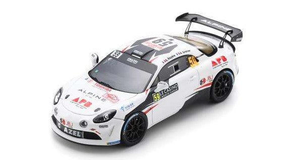 ALPINE A110 N.59 2nd RALLY MONTE CARLO 2024 ROYERE-GRENIER 1:43 Scala 1:43 Spark Model