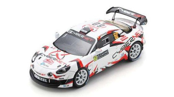 ALPINE A110 N.60 4th RALLY MONTE CARLO 2024 FUMAL-ESCARTEFIGUE 1:43 Scala 1:43 Spark Model