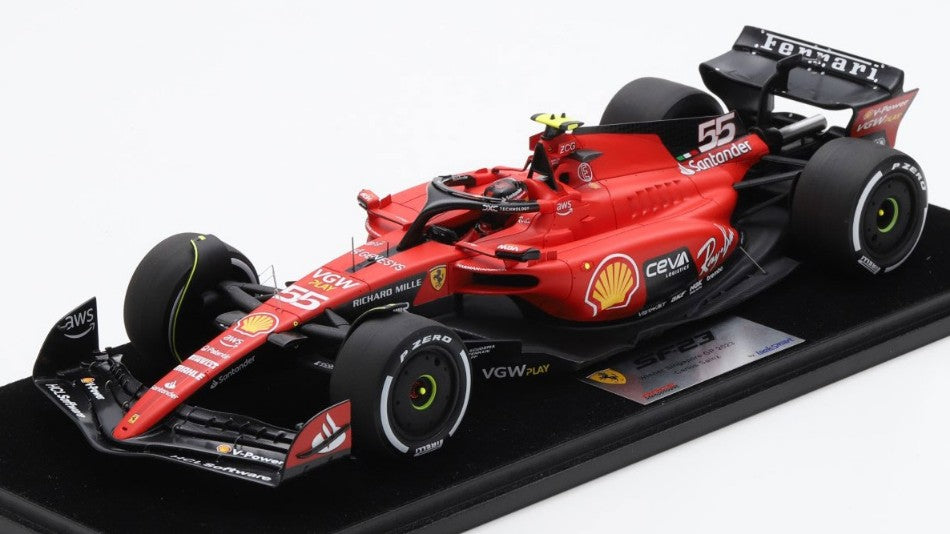 FERRARI SF-23 N.55 WINN.SINGAPORE GP 2023 C.SAINZ 1:18 Scala 1:18 Looksmart