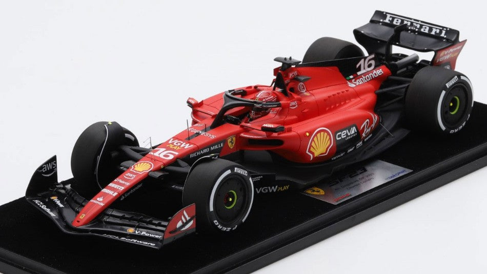 FERRARI SF-23 N.16 4th SINGAPORE GP 2023 C.LECLERC 1:18 Scala 1:18 Looksmart