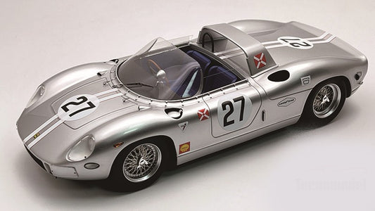 FERRARI 330P N.27 DNF 12h SEBRING 1965 KOLB-FULP 1:18 Scala 1:18 Tecnomodel