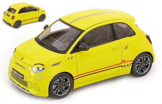 FIAT 500e ABARTH 2024 YELLOW 1:18 Scala 1:18 ModelCarGroup