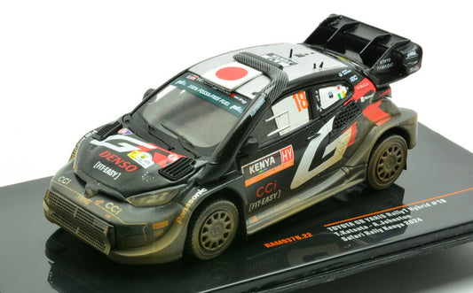 TOYOTA YARIS WRC N.18 SAFARI RALLY KENYA 2024 KATSUTA-JOHNSTON 1:43 Scala 1:43 Ixo Model