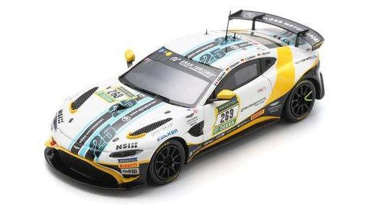 ASTON MARTIN VANTAGE GT4 N.269 24 H NURBURGRING 2024 CHARLAIX-WEISHAR-PO Scala 1:43 Spark Model
