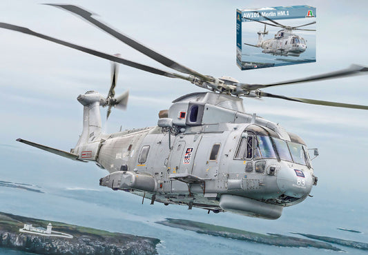 AW-101 MERLIN HM.1 KIT 1:72 Scala 1:72 Italeri