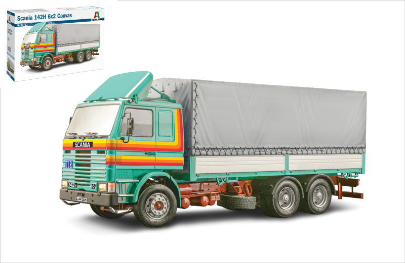 SCANIA 142H 6x2 CANVAS KIT 1:24 Scala 1:24 Italeri