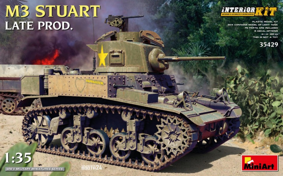 M3 STUART LATE PROD.INTERIOR KIT 1:35 Scala 1:35 Miniart