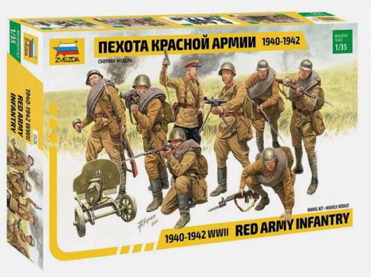 RED ARMY INFANTRY KIT 1:35 Scala 1:35 Zvezda