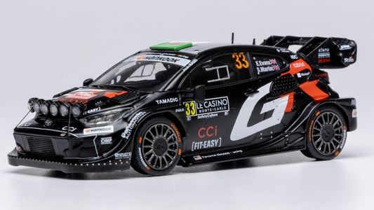 TOYOTA GR YARIS N.33 RALLY1 MONTE CARLO 2025 EVANS-MARTIN 1:43 Scala 1:43 Ixo Model