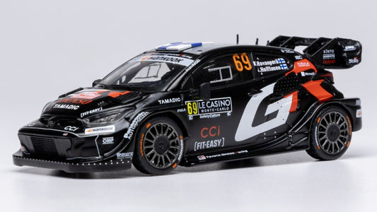 TOYOTA GR YARIS N.69 RALLY1 MONTE CARLO 2025 ROVANPERA-HALLTUNEN 1:43 Scala 1:43 Ixo Model