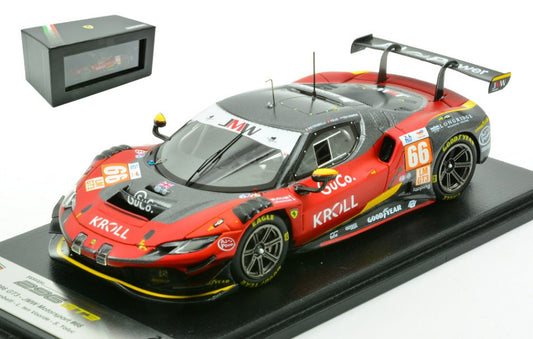 FERRARI 296 GT3 N.66 LE MANS 2024 PETROBELLI-TEN VOORDE-YOLUC 1:43 Scala 1:43 Looksmart