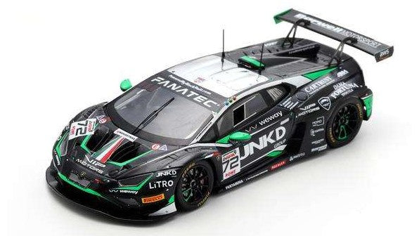 LAMBORGHINI HURACAN GT3 N.72 3rd BRONZE CLASS 24 H SPA 2024 MICHELOTTO-R Scala 1:43 Spark Model