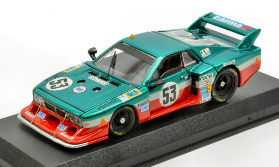 LANCIA BETA MONTECARLO TURBO N.53 24 H LE MANS 1980 FACETTI-FINOTTO 1:43 Scala 1:43 Best Model