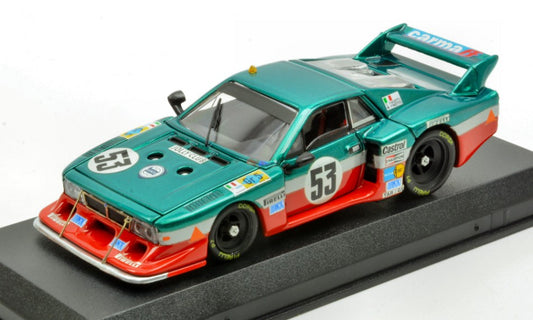 LANCIA BETA MONTECARLO TURBO N.53 24 H LE MANS 1980 FACETTI-FINOTTO 1:43 Scala 1:43 Best Model