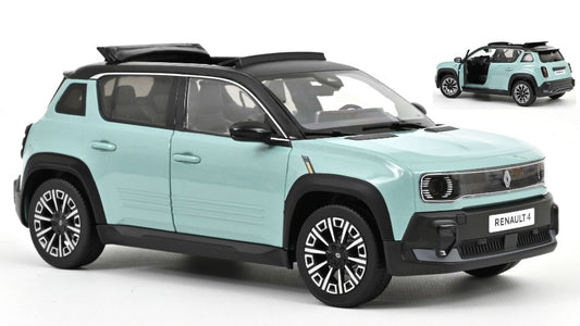 RENAULT 4 E-TECH 100% ELECTRIC 2025 HAUTS DE FRANCE GREEN 1:18 Scala 1:18 Norev