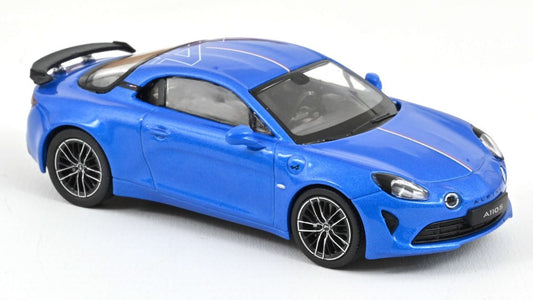 ALPINE A110 S AERO PACK FRENCH SIGNATURE 2023 ALPINE BLUE 1:43 Scala 1:43 Norev