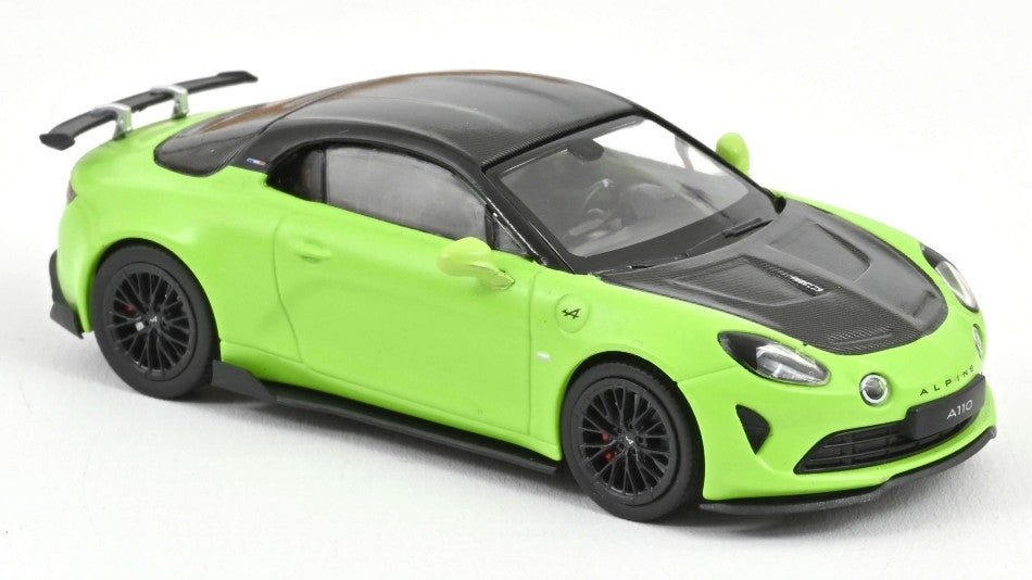 ALPINE A110 R TURINI 2025 MATTE ACIDE GREEN 1:43 Scala 1:43 Norev